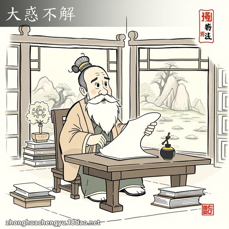 大惑不解 配图