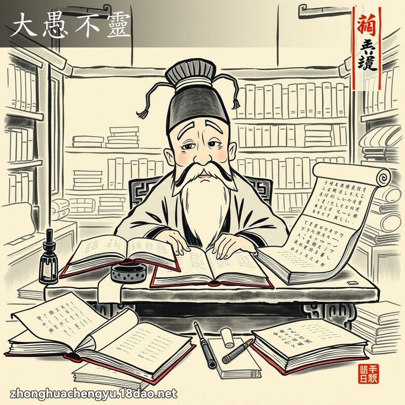 大愚不靈 配图