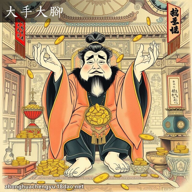 大手大腳 配图