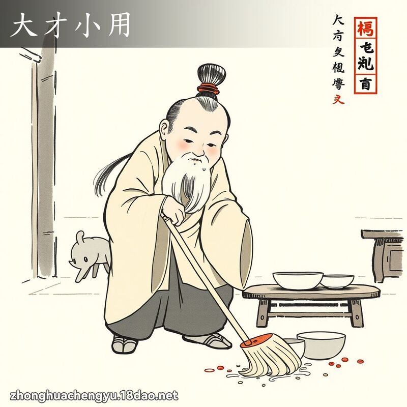 大才小用 配图
