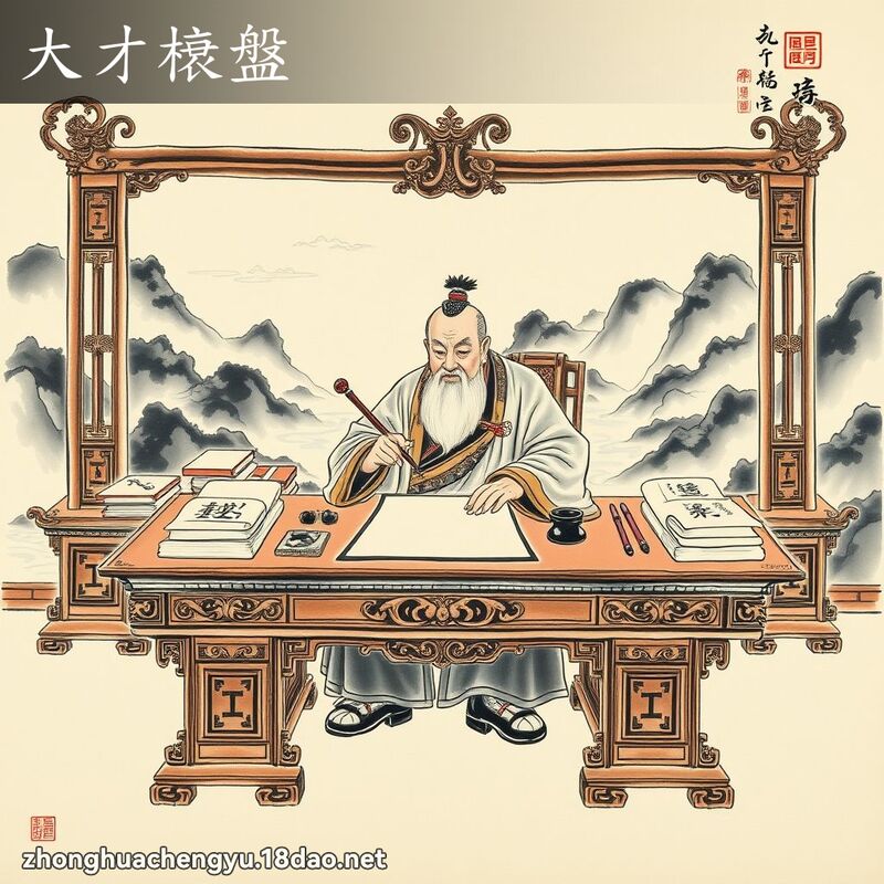大才榱盤 配图