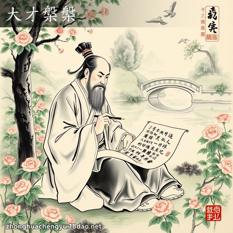 大才槃槃 配图