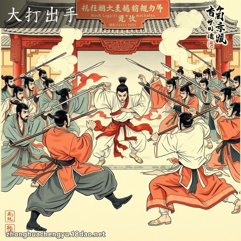 大打出手 配图