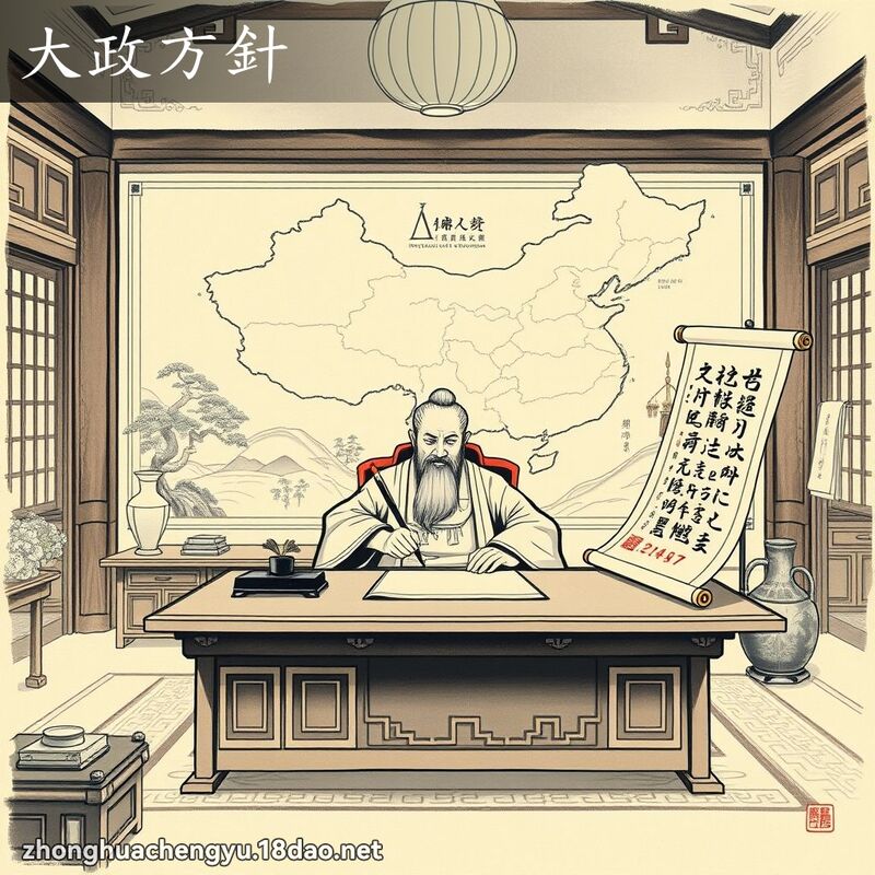 大政方针 - 中华成语配图
