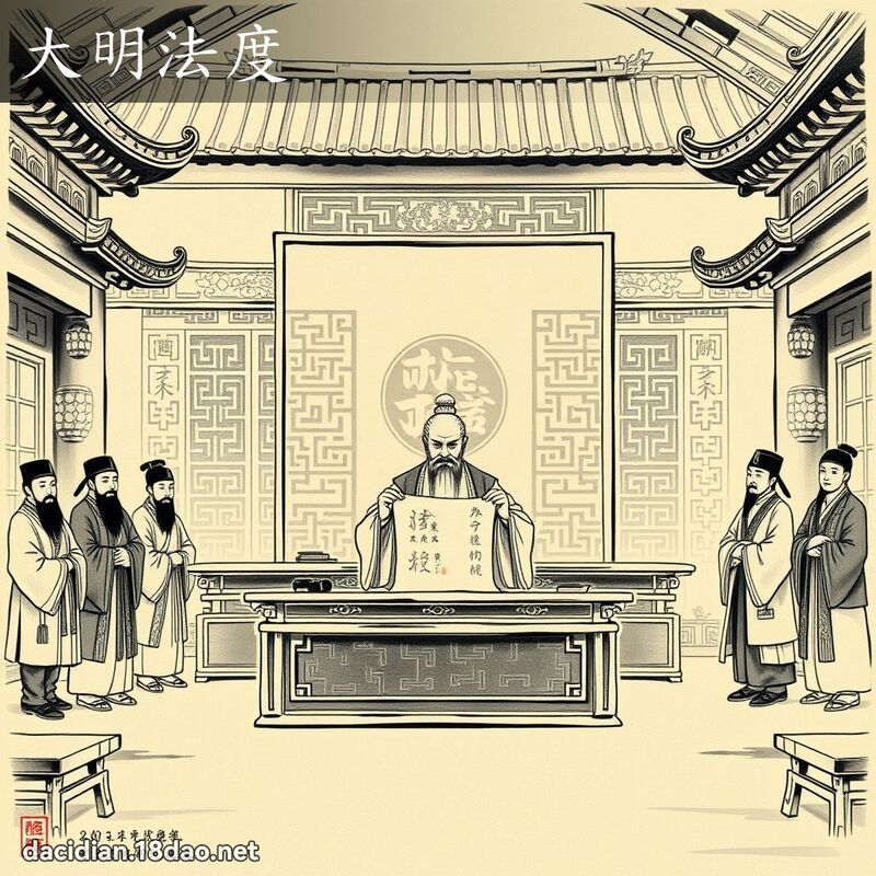 大明法度 - 中华成语配图