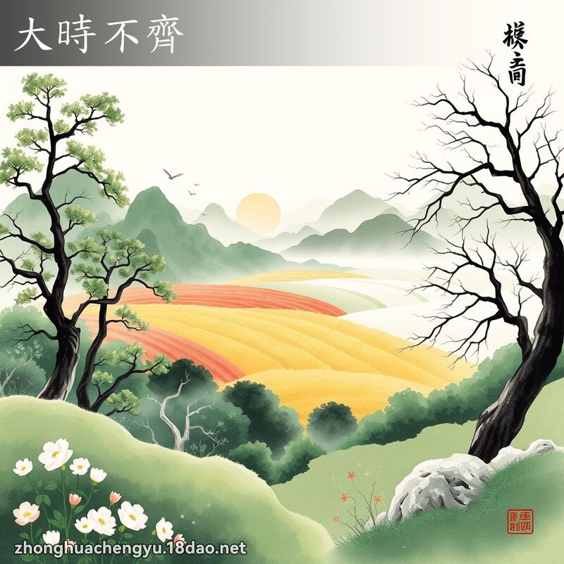 大時不齊 配图