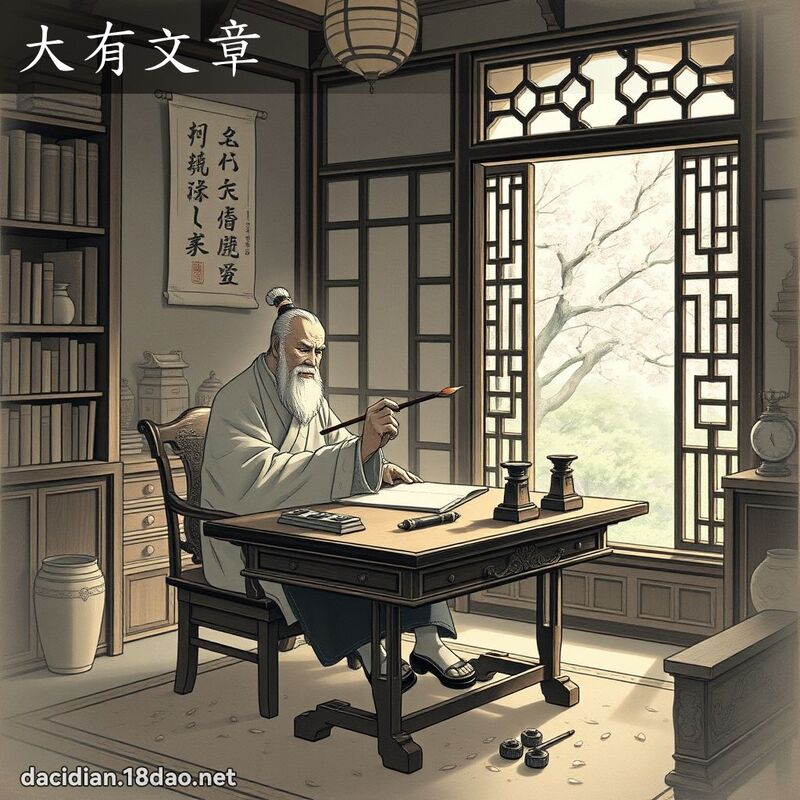 大有文章 - 中華成語配圖