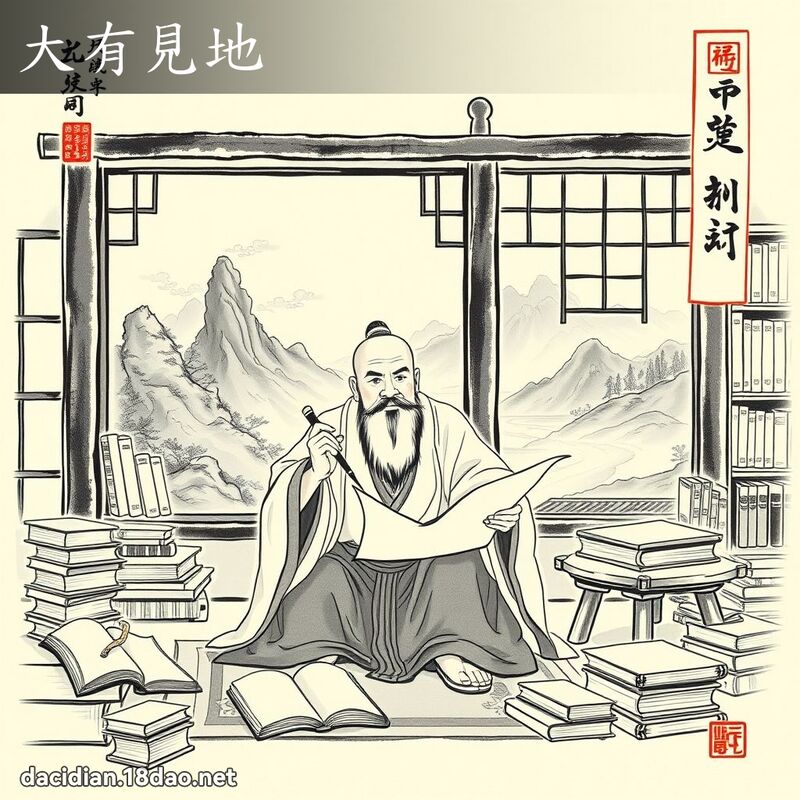 大有见地 - 中华成语配图