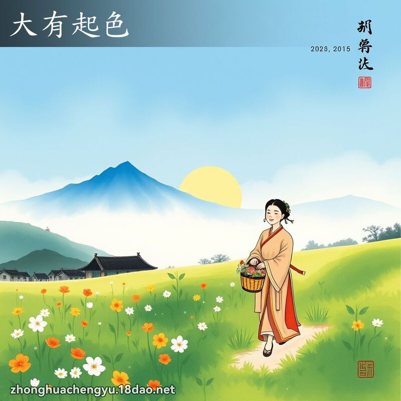 大有起色 配图