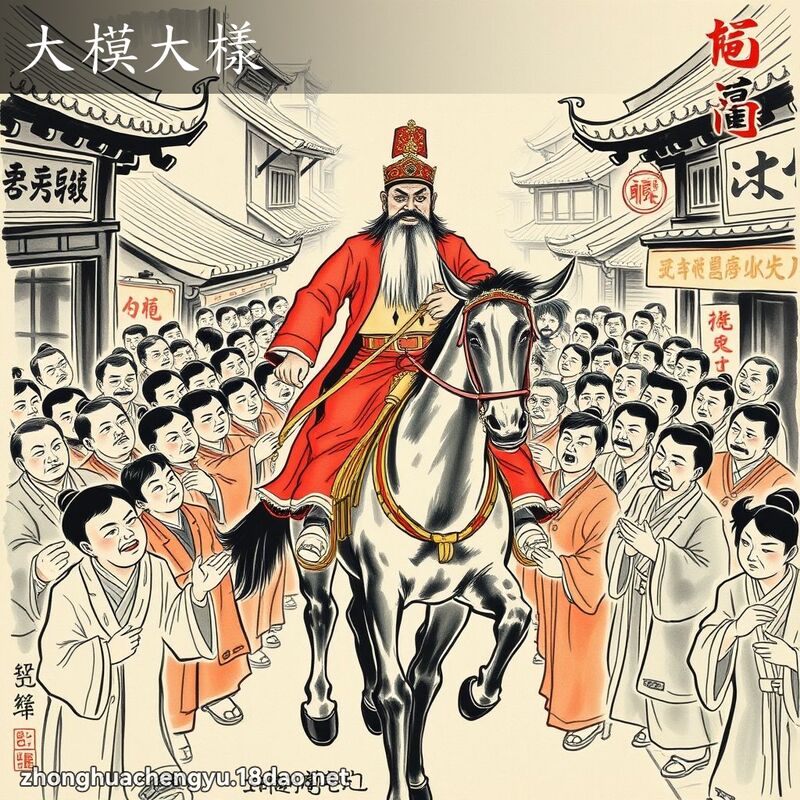 大模大樣 配图