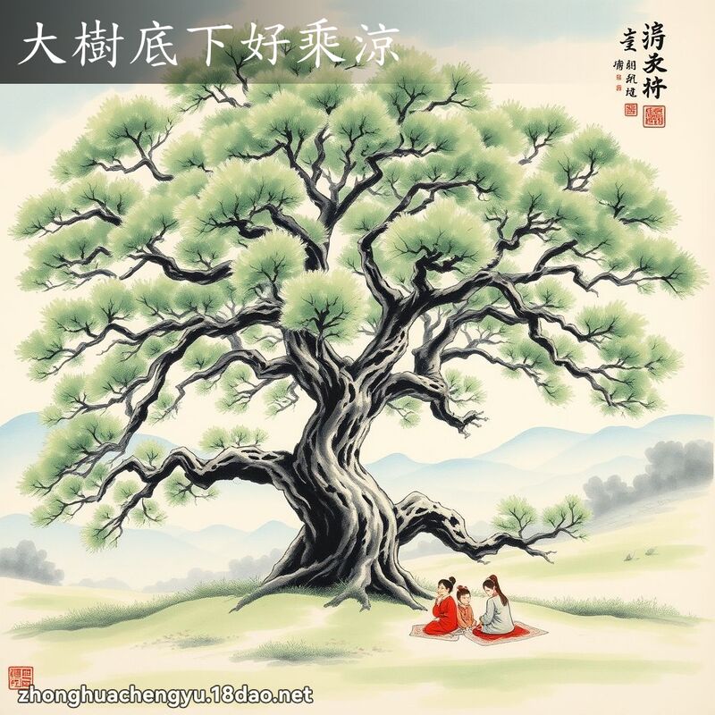 大樹底下好乘涼 配图