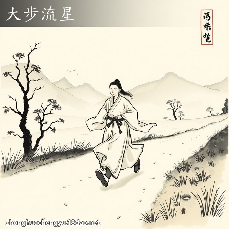 大步流星 配图