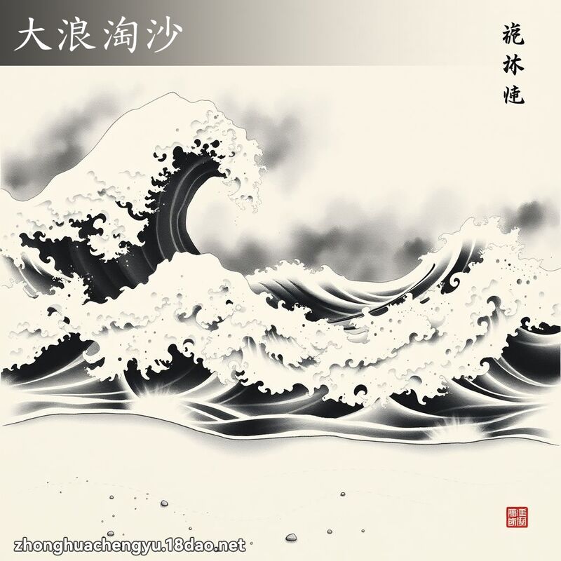 大浪淘沙 配图