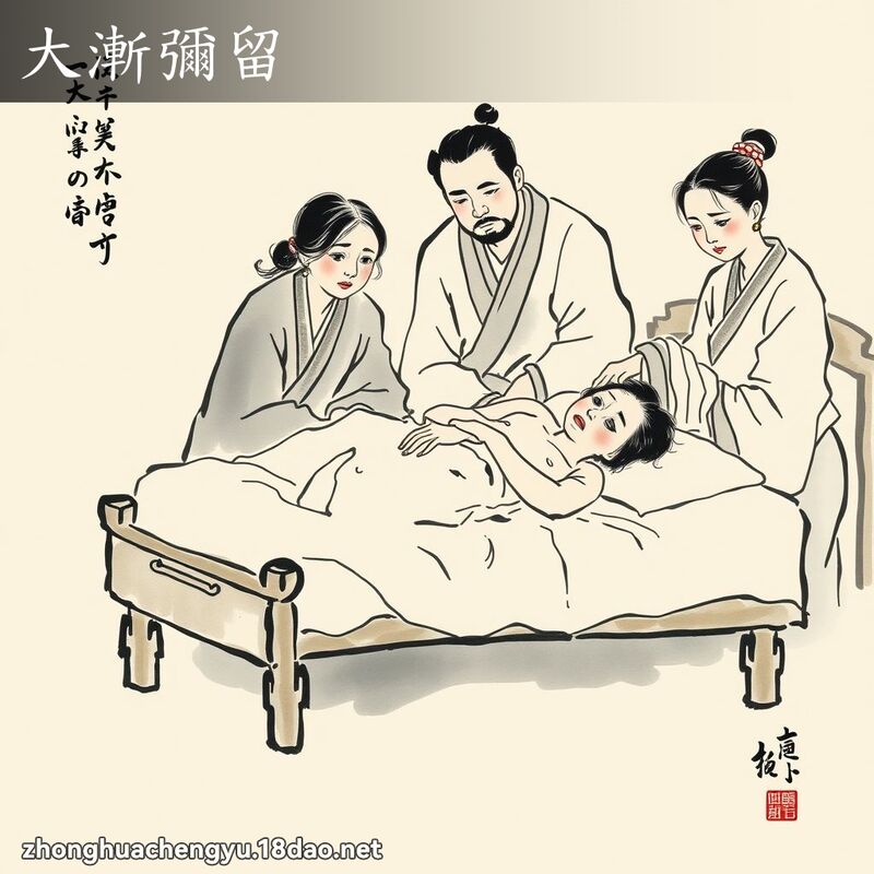 大漸彌留 配图