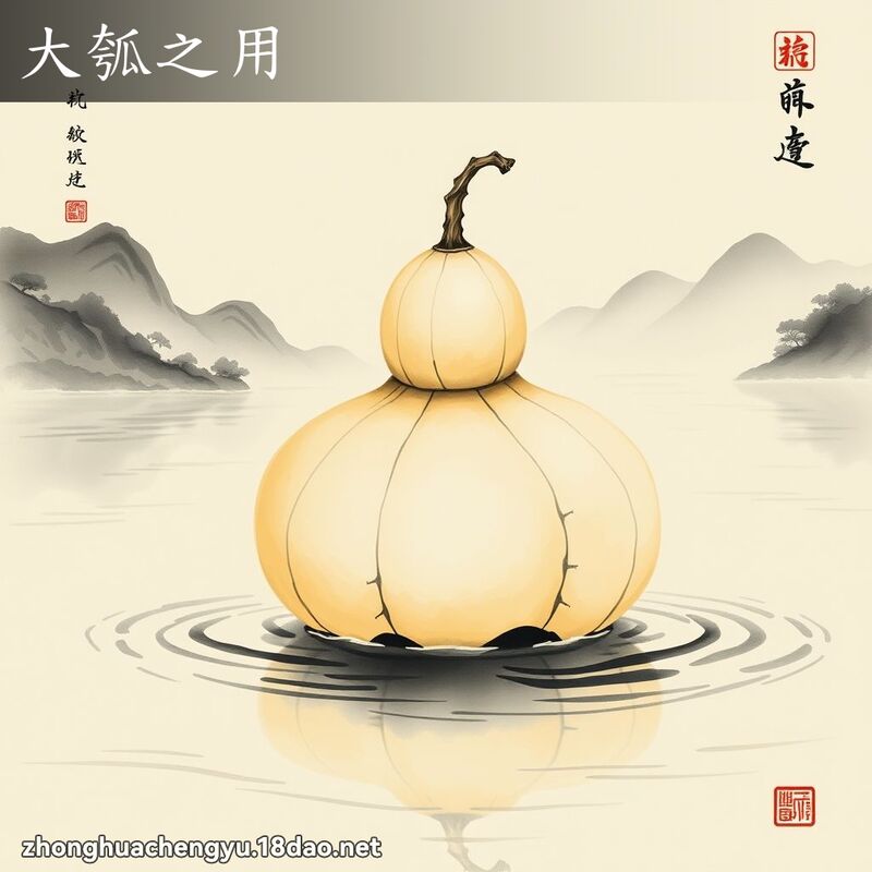 大瓠之用 配图