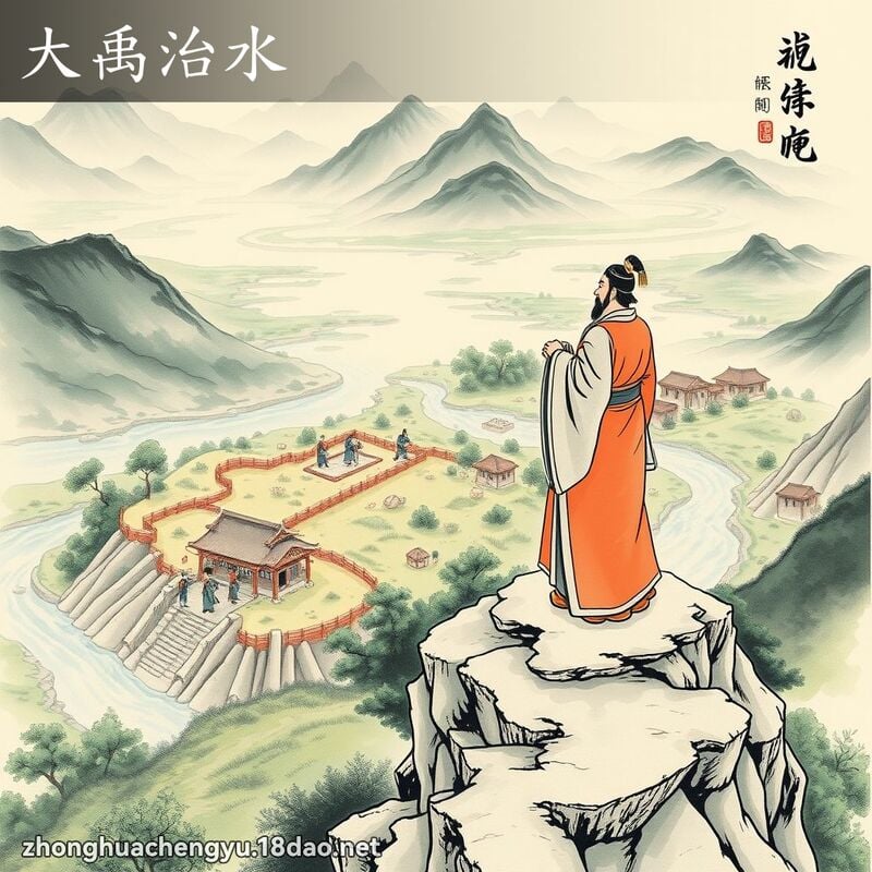 大禹治水 配图
