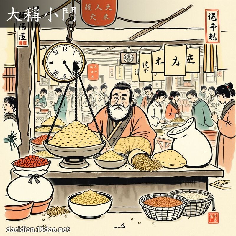 大稱小鬥 - 中華成語配圖