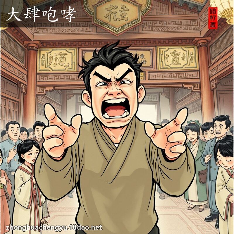 大肆咆哮 配图