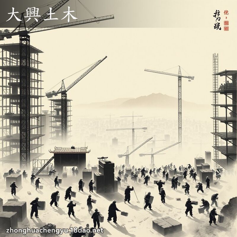 大興土木 配图