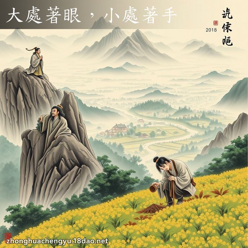 大處著眼,小處著手 配图