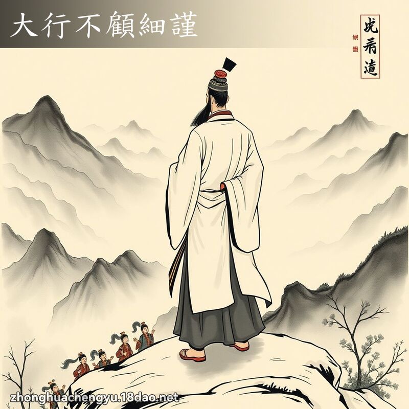 大行不顧細謹 配图