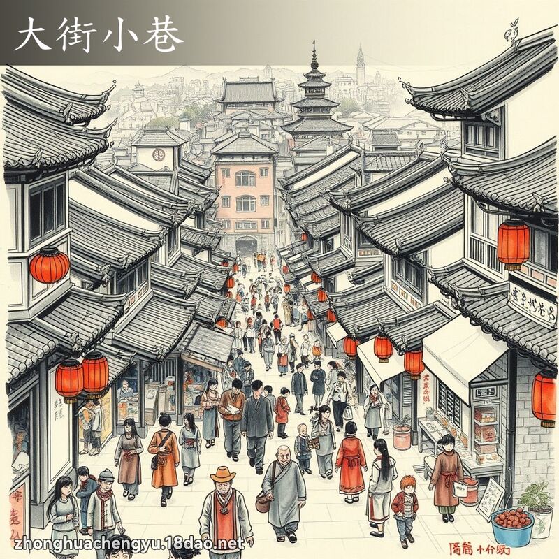 大街小巷 配图