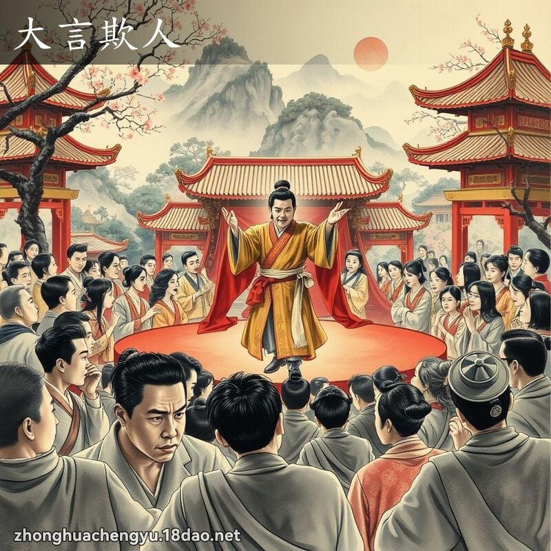 大言欺人 配图