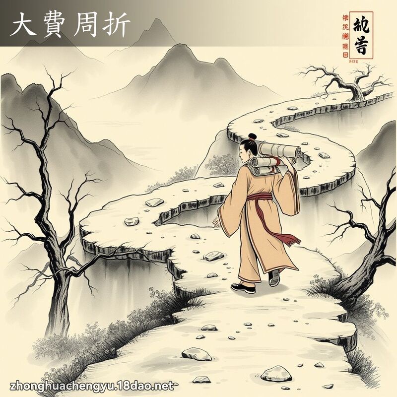 大費周折 配图