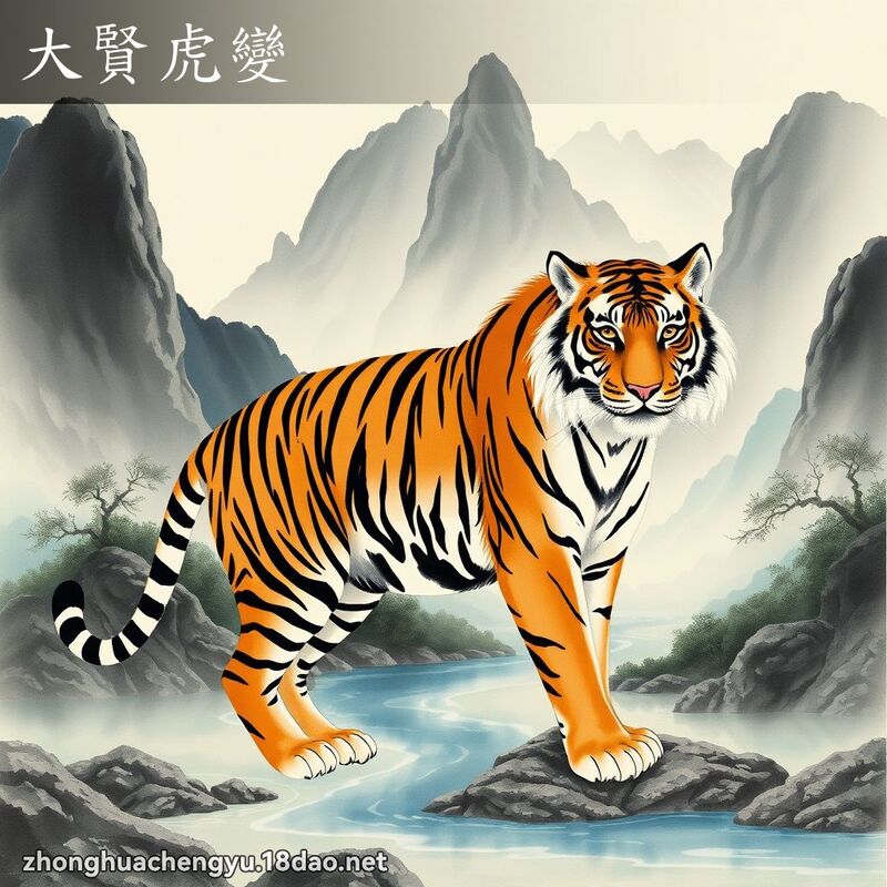大賢虎變 配图