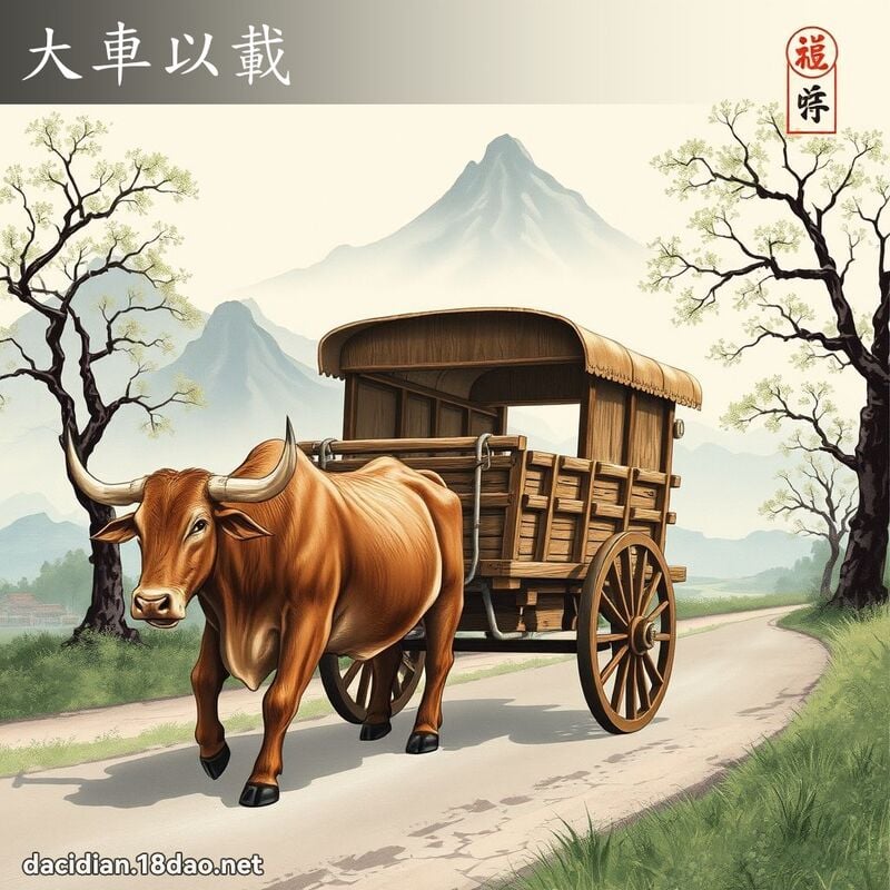 大車以載 - 中華成語配圖