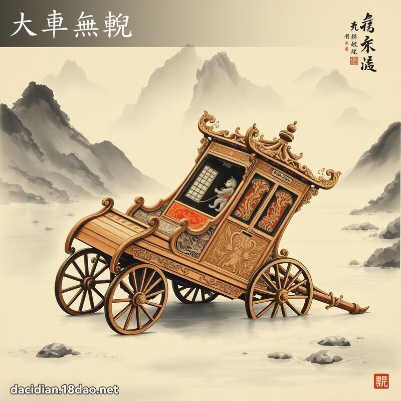 大车无輗 - 中华成语配图