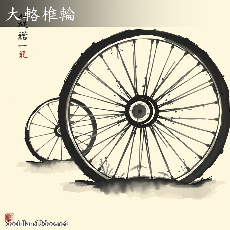 大輅椎轮 - 中华成语配图