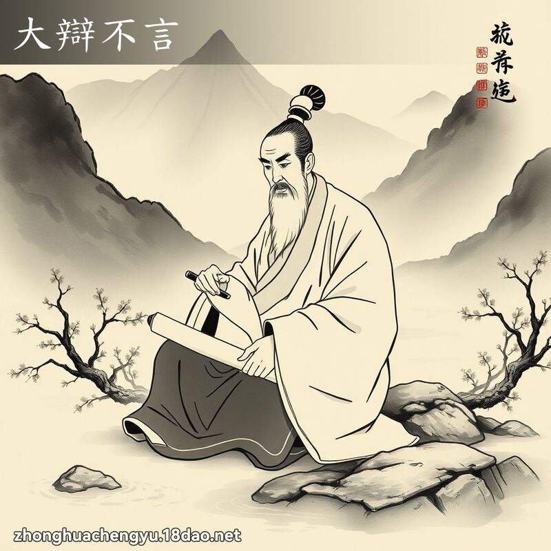 大辯不言 配图