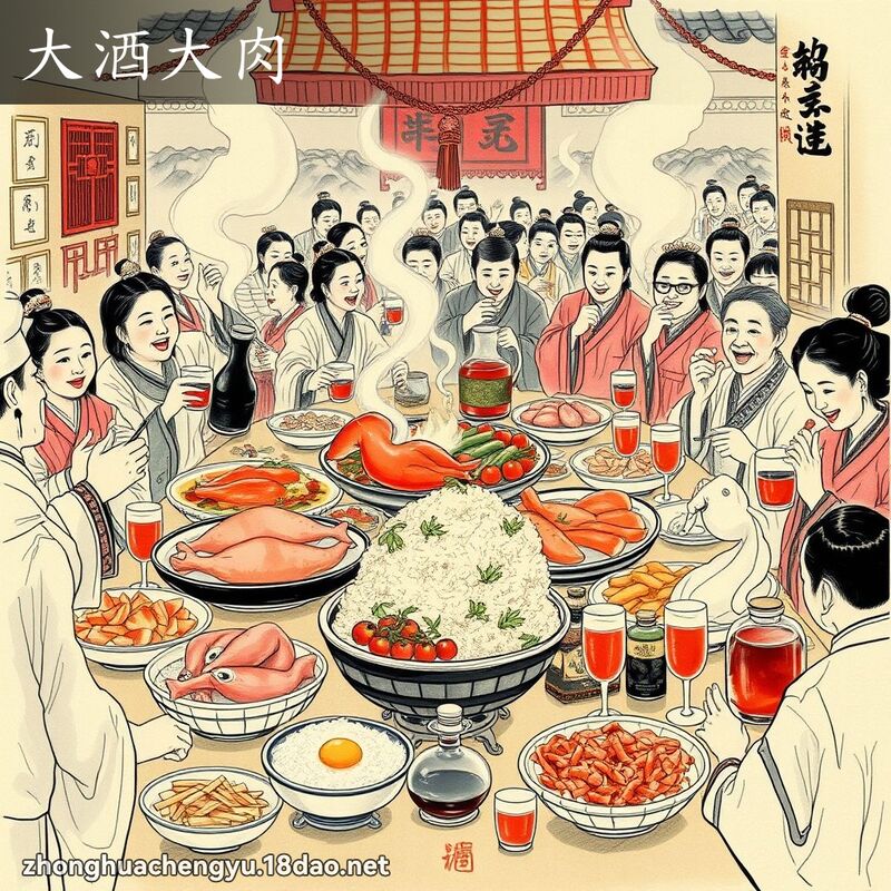 大酒大肉 配图