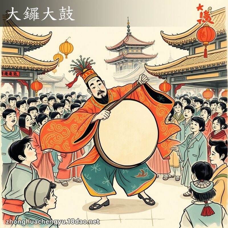 大鑼大鼓 配图