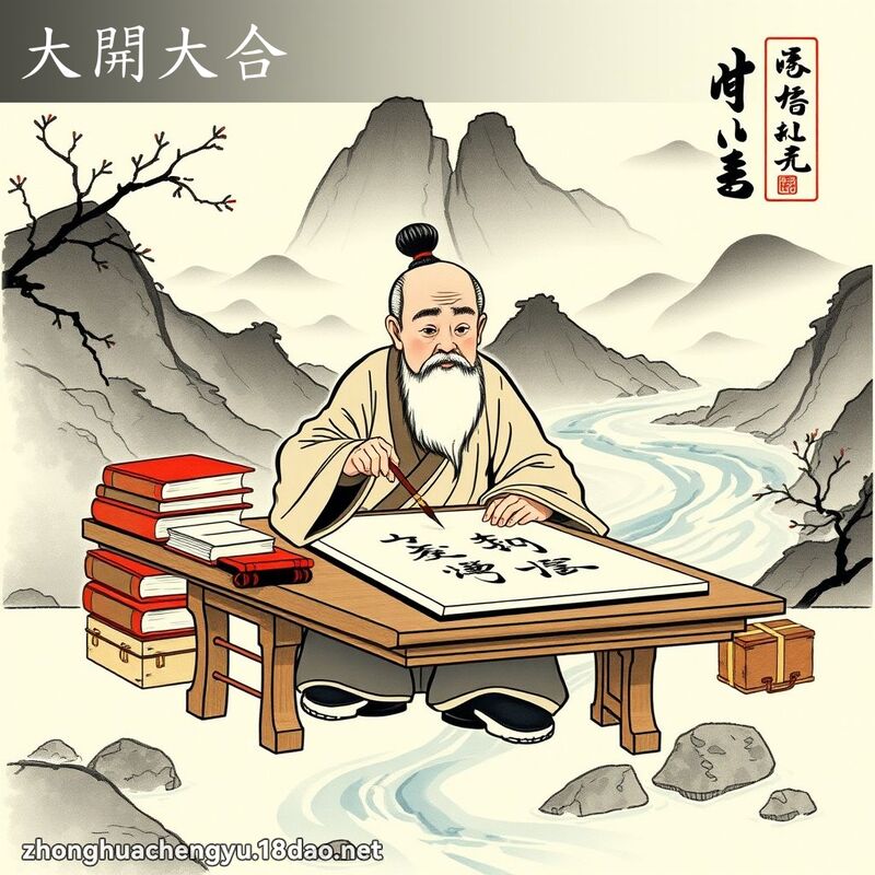 大開大合 配图