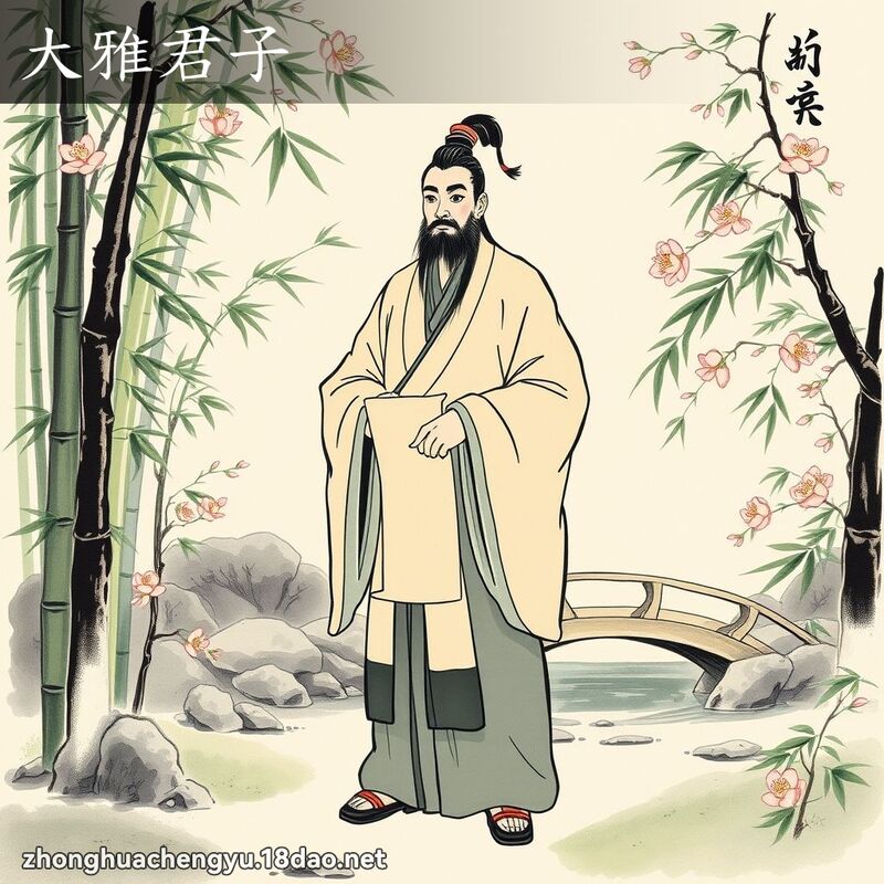 大雅君子 配图