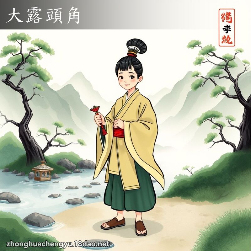 大露頭角 配图
