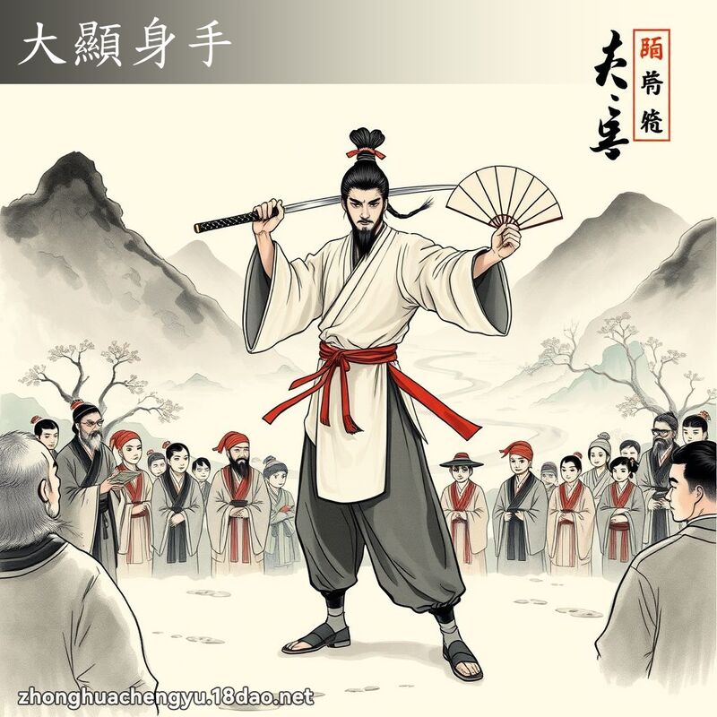 大顯身手 配图