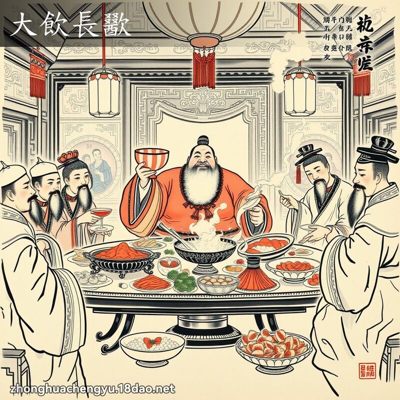 大飲長歠 配图