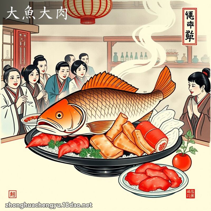 大魚大肉 配图