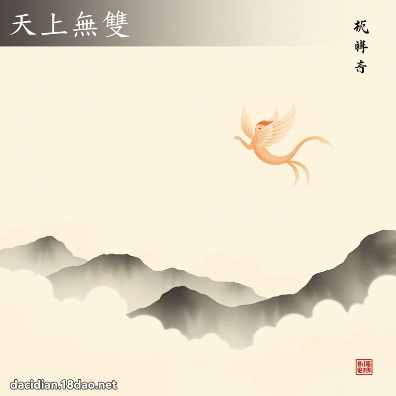 天上無雙 - 中華成語配圖