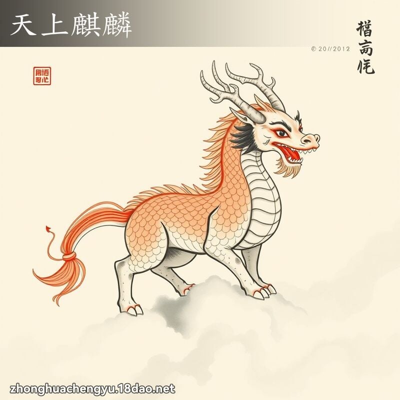 天上麒麟 配图