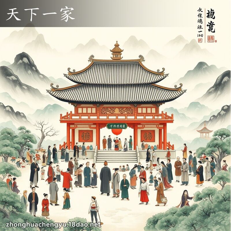 天下一家 配图