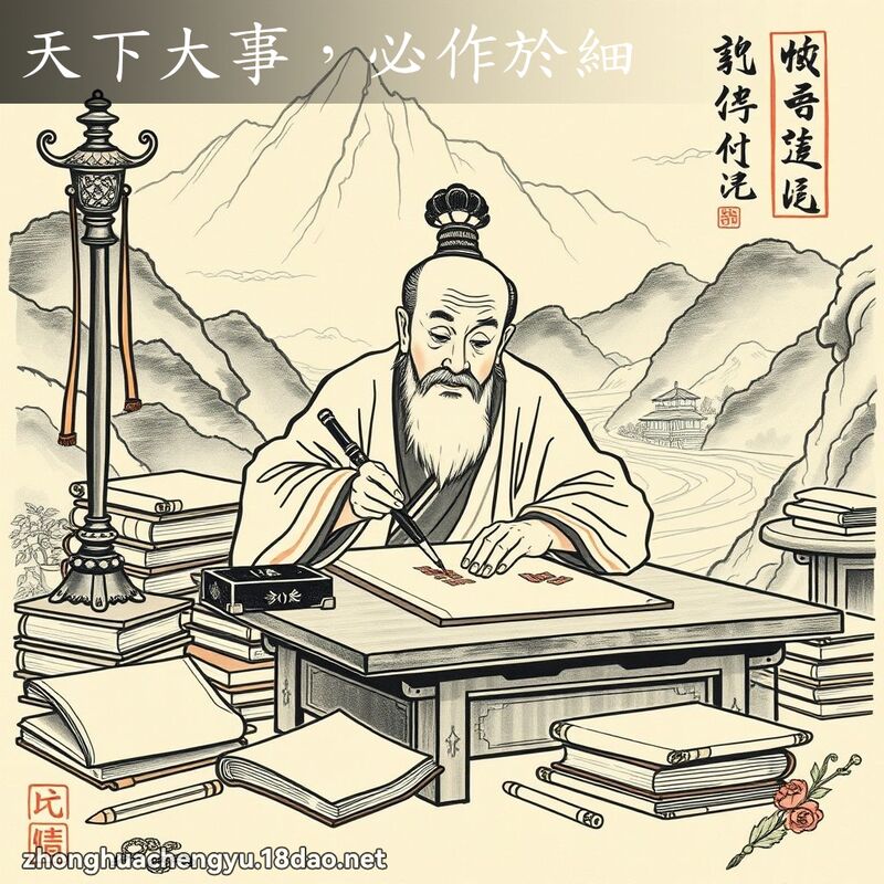 天下大事,必作於細 配图