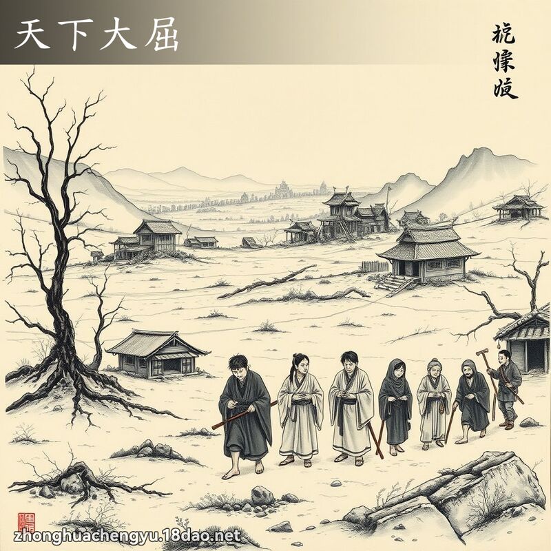 天下大屈 配图