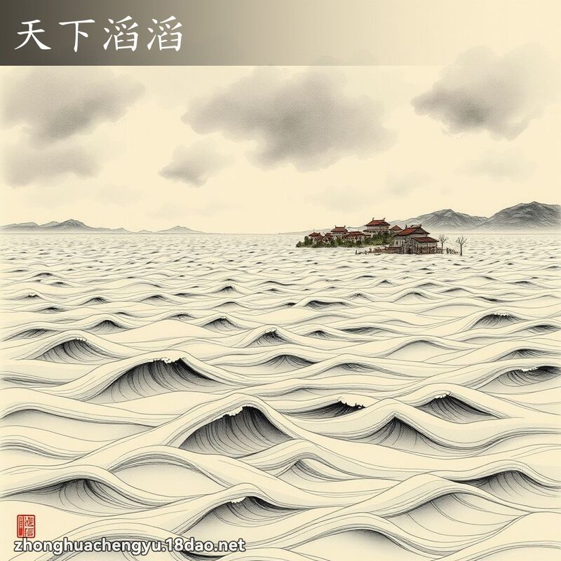天下滔滔 配图