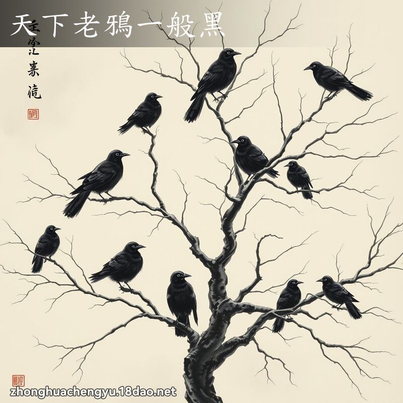 天下老鴉一般黑 配图