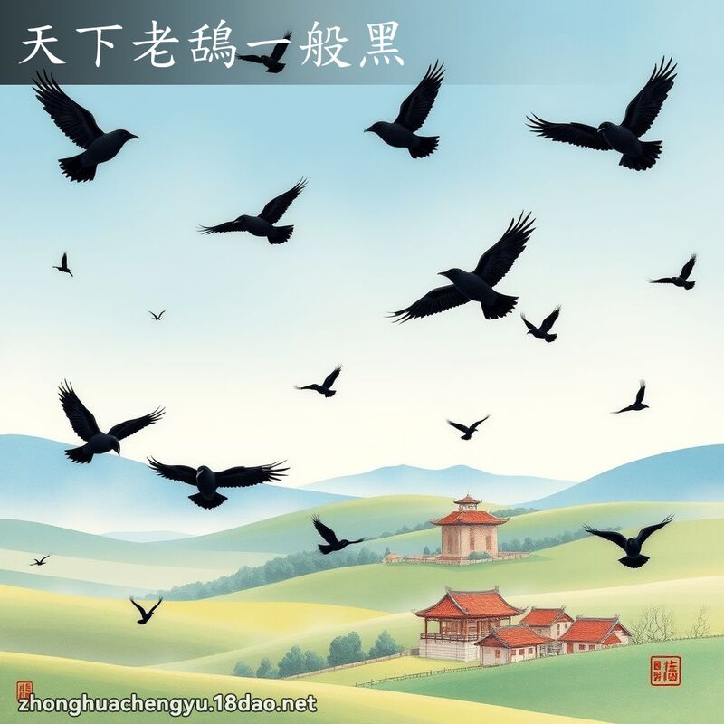 天下老鴰一般黑 配图