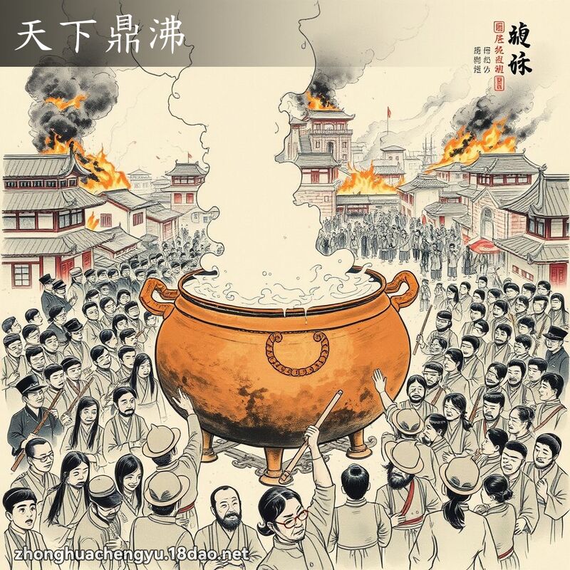 天下鼎沸 配图